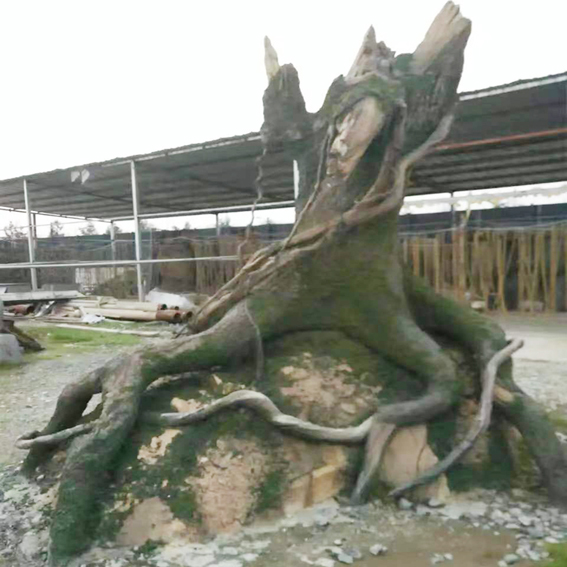 水泥枯树