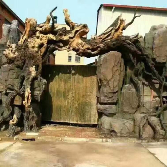 塑树树根施工