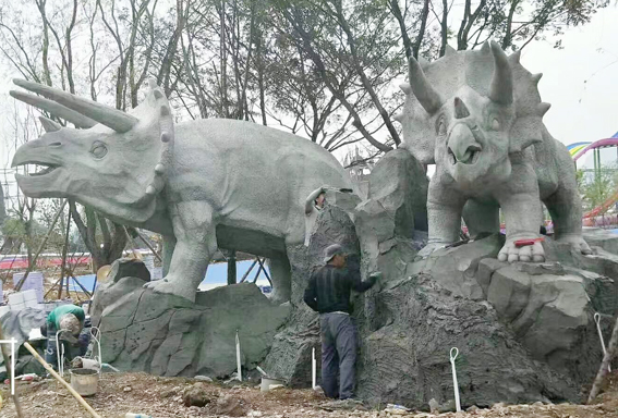 水泥直塑雕塑施工